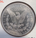 1888-S Morgan Silver Dollar, Choice MS60+. (12997).
