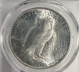 1923-S Peace Silver Dollar, MS64 PCGS Gold Shield. (13058)