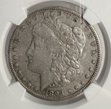 1893-CC Morgan Silver Dollar, VF35 NGC CAC (13072)