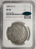 1893-CC Morgan Silver Dollar, VF35 NGC CAC (13072)