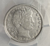 1896-S Barber Quarter, VF Details PCGS (13074)
