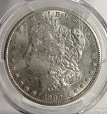 1889-S Morgan Silver Dollar, AU53 PCGS. (13081)