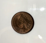 1891 Indian Head Cent, MS64RB NGC, (13104)