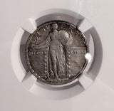 1923-S Standing Liberty Quarter, AU Details. NGC (13148)