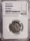 1923-S Standing Liberty Quarter, AU Details. NGC (13148)