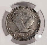 1923-S Standing Liberty Quarter, AU Details. NGC (13148)