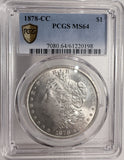 1878-CC Morgan Silver Dollar, MS64 PCGS (13154)
