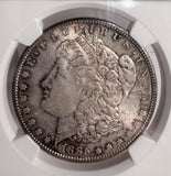 1885-S Morgan Silver Dollar, MS62 NGC. (13170)
