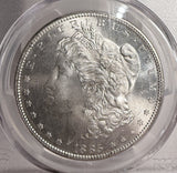 1885-S Morgan Silver Dollar, MS65 PCGS. (13172)