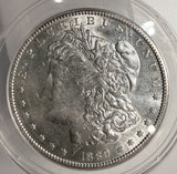 1889-S Morgan Silver Dollar, AU58 ANACS. (13188)