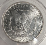 1889-S Morgan Silver Dollar, AU58 ANACS. (13188)