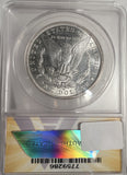 1889-S Morgan Silver Dollar, AU58 ANACS. (13188)