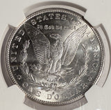 1889-S Morgan Silver Dollar, MS65 NGC. (13190)