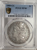 1889-CC Morgan Silver Dollar, XF45 PCGS. (13192)