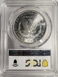 1890-S Morgan Silver Dollar, MS64 PCGS. (13196)
