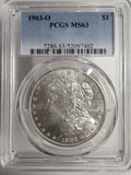 1903-O Morgan Silver Dollar, MS63 PCGS (13214)