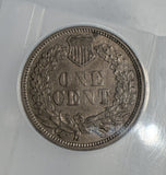 1861 CN Indian Head Cent, AU58 ANACS, (13236)