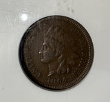 1864 'L' Indian Head Cent, XF45 NGC, (13240)