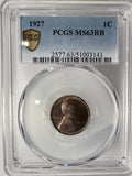 1927 Lincoln Wheat Cent, MS63RB PCGS (13268)