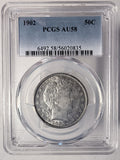 1902 Barber Half Dollar, AU58 PCGS (13294)