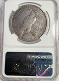1921 Peace Silver Dollar, AU55 NGC (13348)