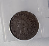 1877 Indian Head Cent, GOOD 4, ANACS. (13502)