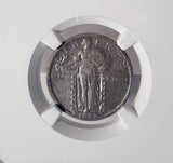 1917-D Type-2 Standing Liberty Quarter, XF45, NGC. (13532)