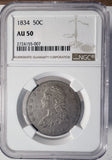 1834 Capped Bust Half Dollar, AU50 NGC (13542)
