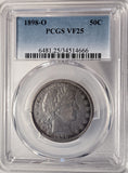 1898-O Barber Half Dollar, VF25 PCGS, Key Date. (13544)