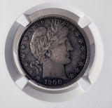 1900 Barber Half Dollar, VF30 NGC. (13546)