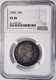 1900 Barber Half Dollar, VF30 NGC. (13546)