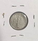 1920 Mercury Head Dime, CH AU. (13625)
