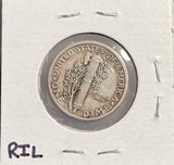 1925-D Mercury Head Dime, Ch XF. (13639)