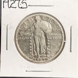 1927-S Standing Liberty Quarter, XF (13689). Lightly Cleaned