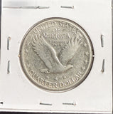 1927-S Standing Liberty Quarter, XF (13689). Lightly Cleaned