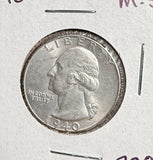 1940 Washington Quarter, MS60+ (13697)