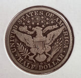 1892-O Barber Half Dollar, VG. (13723) Key Date