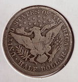 1902-O Barber Half Dollar, Circulated. (13733)