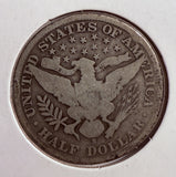 1904-S Barber Half Dollar, Circulated. (13737)