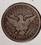 1915 Barber Half Dollar, Circulated. (13753) Key Date