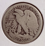 1917-D Obv. Walking Liberty Half Dollar, Circulated. (13769)