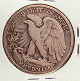 1934-S Walking Liberty Half Dollar, Circulated. (13777)