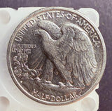 1934-S Walking Liberty Half Dollar, AU Details. (13779)
