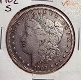 1902-S Morgan Silver Dollar, Circ. (13844)