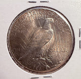 1926 Peace Silver Dollar, MS60+. (13852)