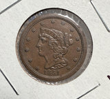 1851 Half Cent, Ch AU, (13865)