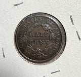 1835 Half Cent, CH AU, (13867)