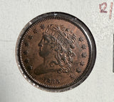 1835 Half Cent, MS+RB, (13869)