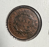 1835 Half Cent, MS+RB, (13869)