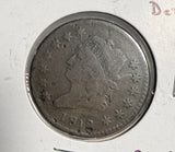 1812 Large Cent,Fine Det, (13871)